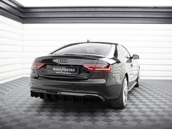 Audi - S5 / A5 S Line Coupe / Cabrio 8T (Single side dual exhaust version): Maxton Rear Diffuser