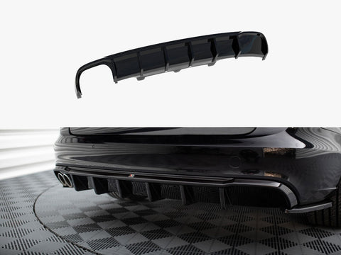 Audi - A6 Sedan / Avant C7 (Single side dual exhaust version): Maxton Rear Diffuser