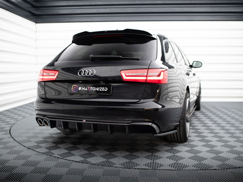 Audi - A6 Sedan / Avant C7 (Single side dual exhaust version): Maxton Rear Diffuser