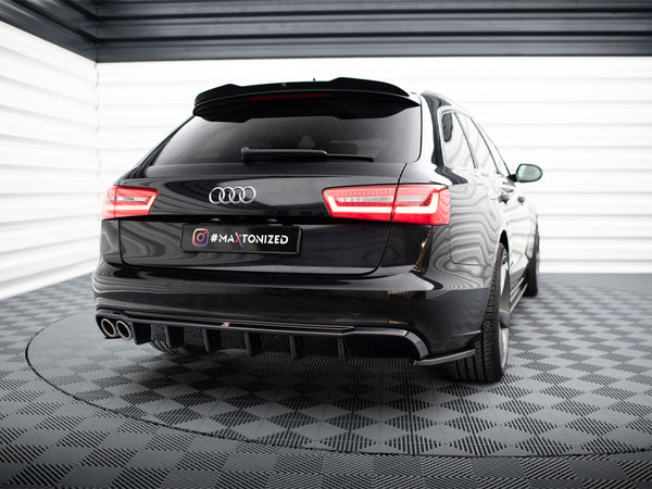 Audi - A6 Sedan / Avant C7 (Single side dual exhaust version): Maxton Rear Diffuser