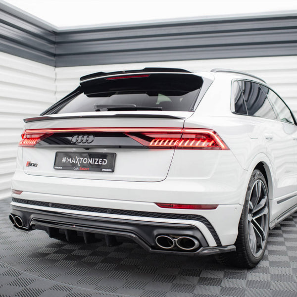 Audi - SQ8 MK1: Maxton Central Rear Splitter (Vertical Bars) V2