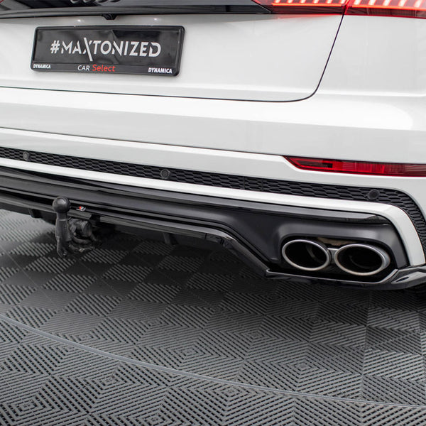 Audi - SQ8 MK1: Maxton Central Rear Splitter (Vertical Bars) V2