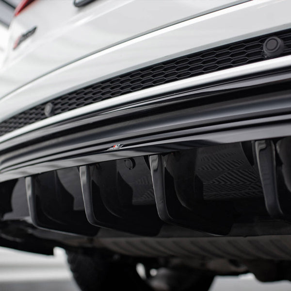 Audi - SQ8 MK1: Maxton Central Rear Splitter (Vertical Bars) V2