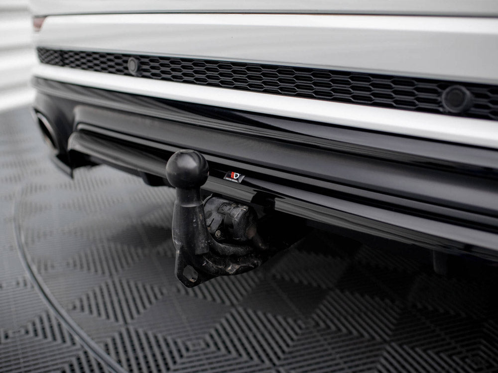 Audi - SQ8 MK1: Maxton Central Rear Splitter (Vertical Bars) V2