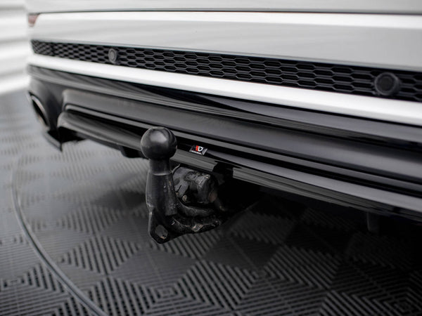 Audi - SQ8 MK1: Maxton Central Rear Splitter (Vertical Bars) V2