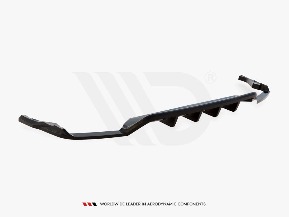 Audi - SQ8 MK1: Maxton Central Rear Splitter (Vertical Bars) V2