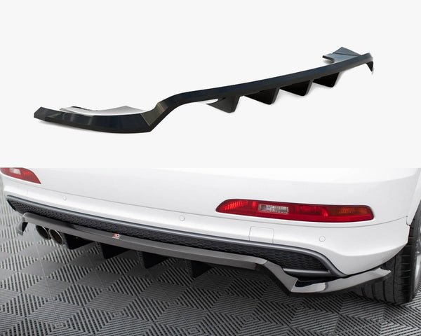 Audi - Q3 S Line 8U: Maxton Rear Splitter (Vertical Bars)