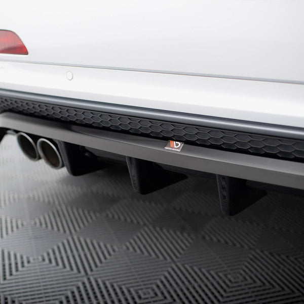 Audi - Q3 S Line 8U: Maxton Rear Splitter (Vertical Bars)