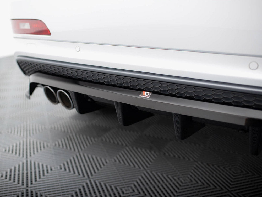 Audi - Q3 S Line 8U: Maxton Rear Splitter (Vertical Bars)