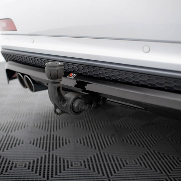 Audi - Q3 S Line 8U: Maxton Rear Splitter (Vertical Bars)
