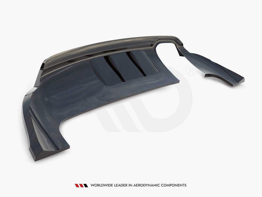 Audi - Q3 S Line 8U: Maxton Rear Splitter (Vertical Bars)