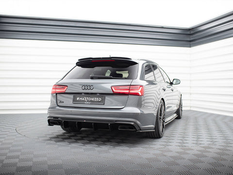 Audi - S6 / A6 S Line / A6 C7 Facelift: Maxton Rear Side Splitters