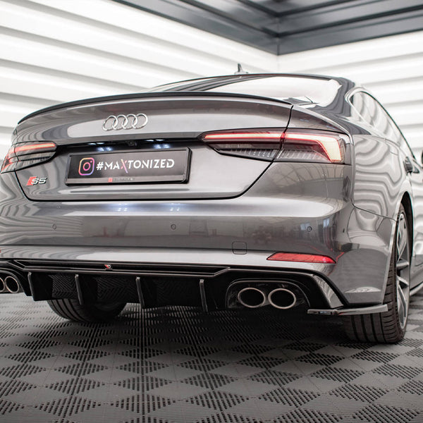 Audi - S5 Coupe / Sportback F5: Maxton Rear Side Splitters