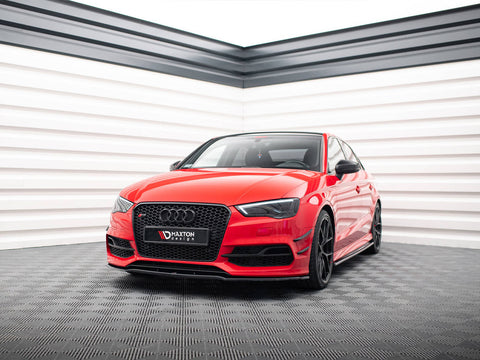 Audi - S3 / A3 S Line 8V Sedan / Cabrio (2013-2016): Maxton Front Splitter V2