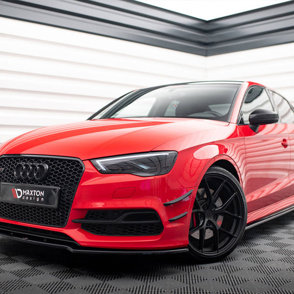 Audi - S3 / A3 S Line 8V Sedan / Cabrio (2013-2016): Maxton Front Splitter V2