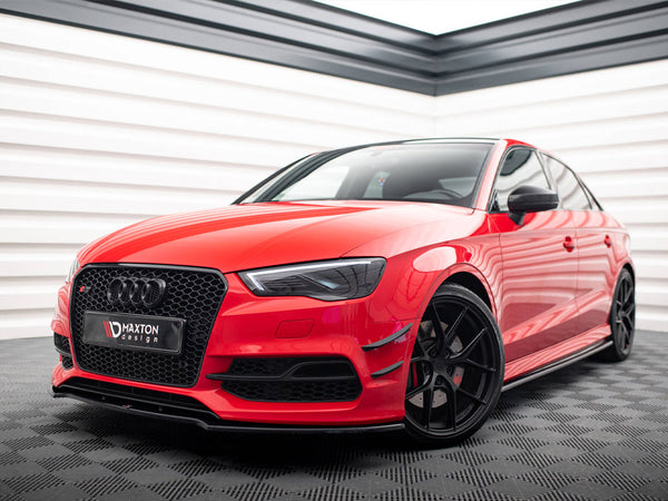 Audi - S3 / A3 S Line 8V Sedan / Cabrio (2013-2016): Maxton Front Splitter V2