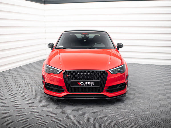 Audi - S3 / A3 S Line 8V Sedan / Cabrio (2013-2016): Maxton Front Splitter V2