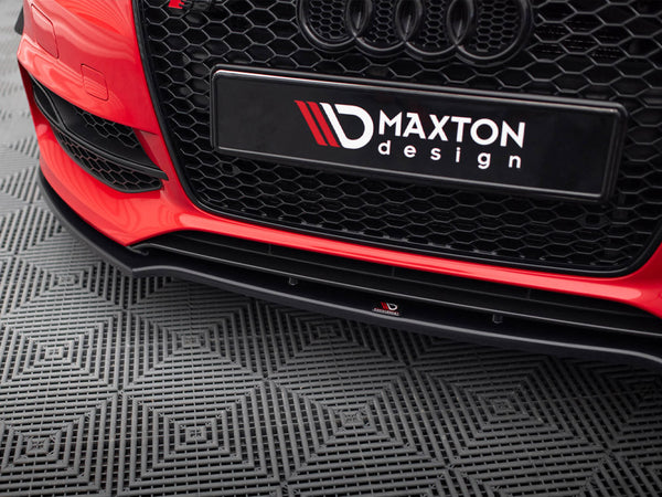 Audi - S3 / A3 S Line 8V Sedan / Cabrio (2013-2016): Maxton Front Splitter V2
