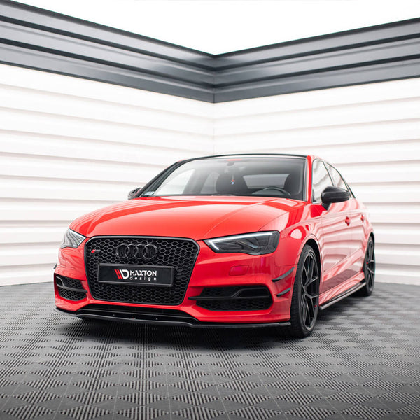 Audi - S3 / A3 S Line 8V Sedan / Cabrio: Maxton Front Bumper Wings (Canards)