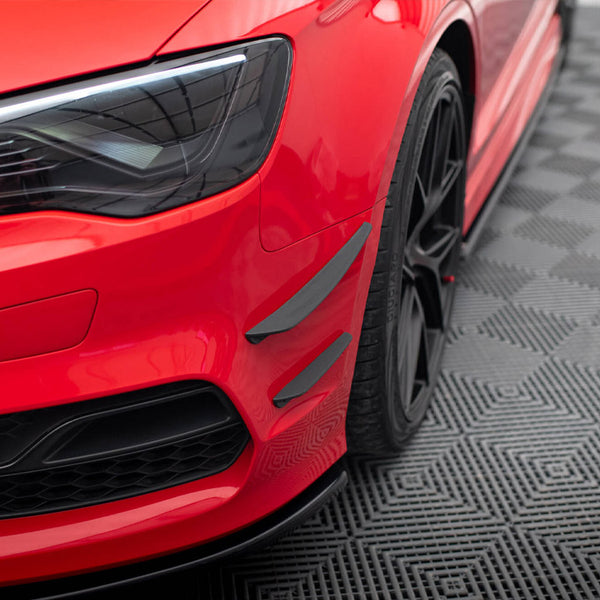 Audi - S3 / A3 S Line 8V Sedan / Cabrio: Maxton Front Bumper Wings (Canards)