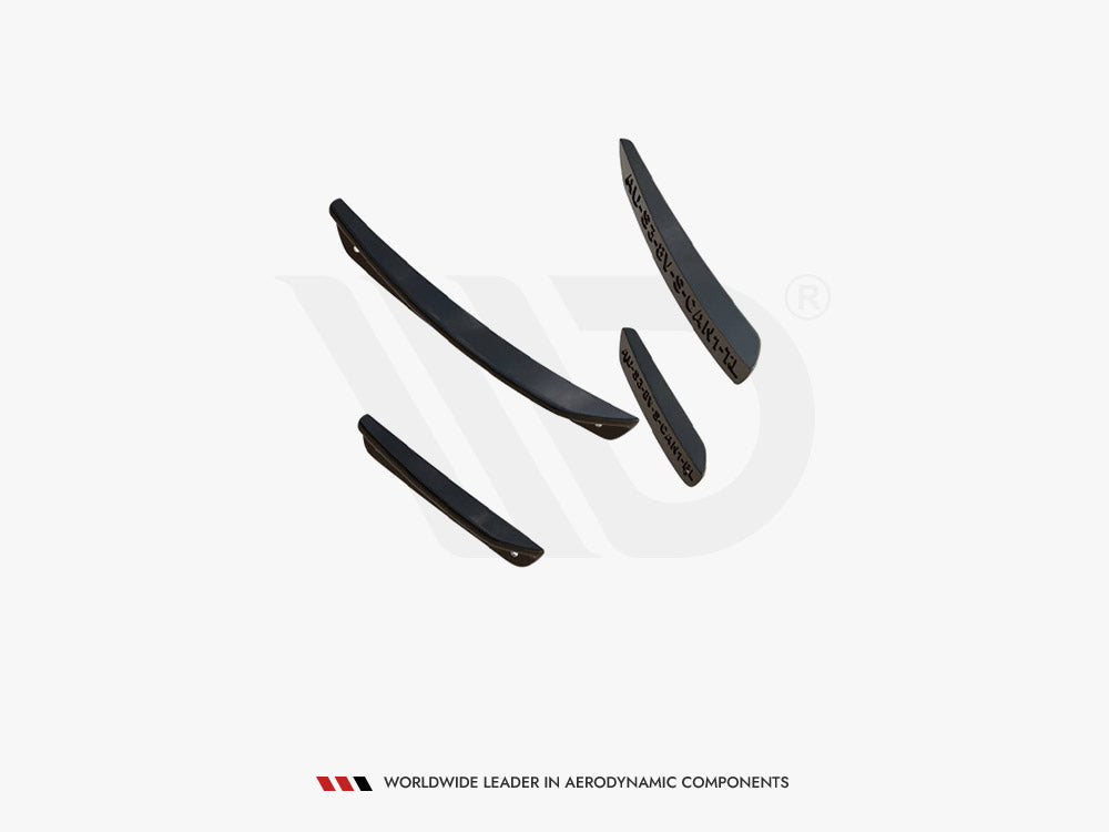 Audi - S3 / A3 S Line 8V Sedan / Cabrio: Maxton Front Bumper Wings (Canards)