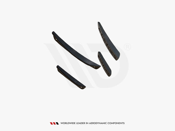 Audi - S3 / A3 S Line 8V Sedan / Cabrio: Maxton Front Bumper Wings (Canards)