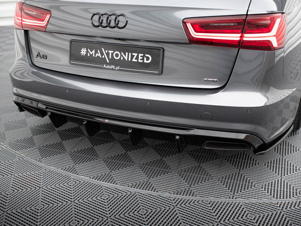 Audi - A6 / A6 C7 S Line / S6 C7 Facelift: Maxton Rear Diffuser V2