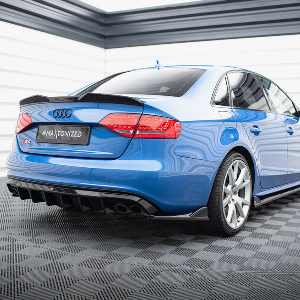 Audi - S4 Sedan B8: Maxton Rear Side Splitters V2