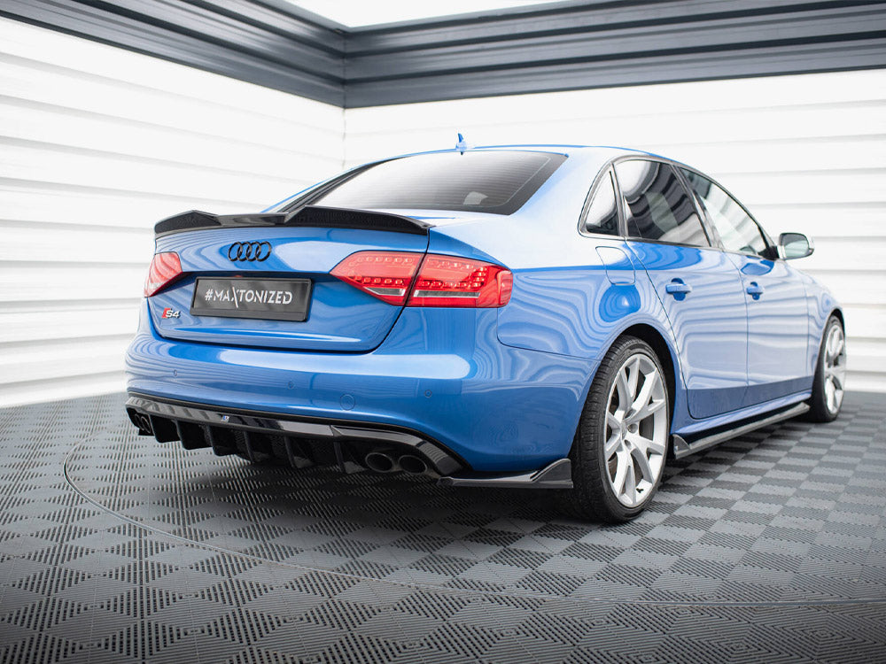 Audi - S4 Sedan B8: Maxton Rear Side Splitters V2