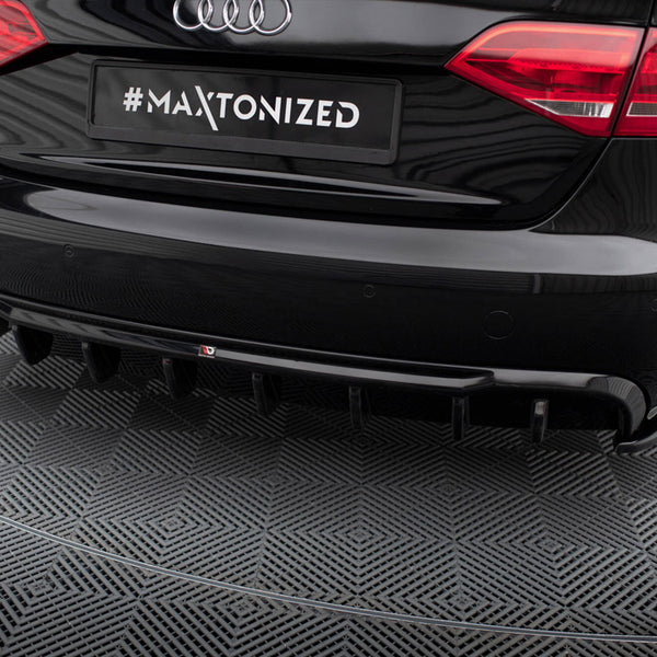 Audi - A4 B8 (Single side dual exhaust version): Maxton Rear Diffuser