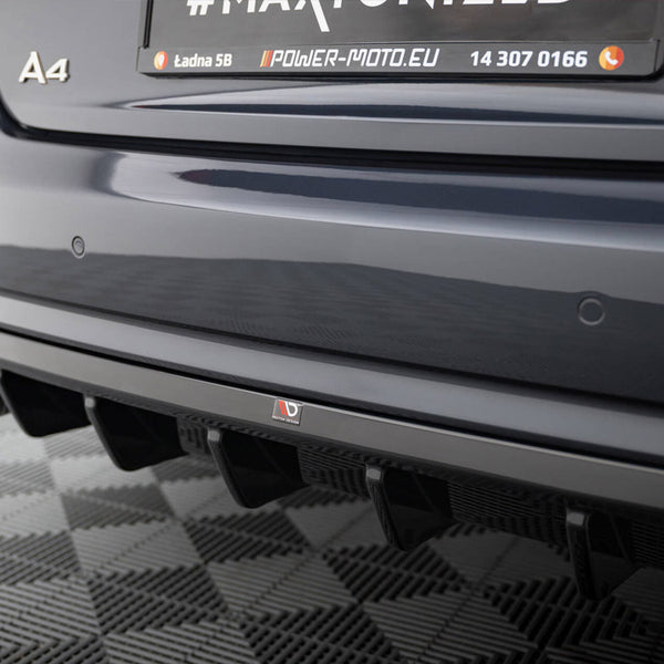 Audi - A4 B8 Facelift (Single side dual exhaust version): Maxton Rear Diffuser