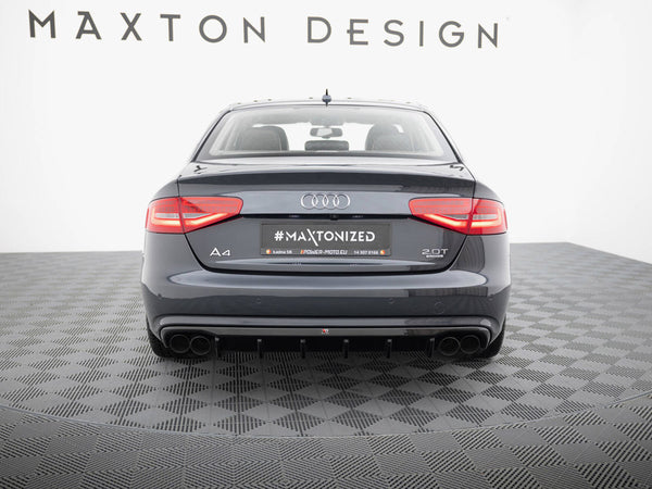 Audi - A4 B8 Facelift (Version with dual exhausts on both sides): Maxton Rear Diffuser