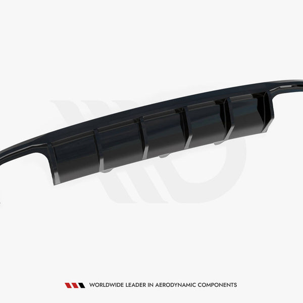 Audi - A4 B8 Facelift (Version with dual exhausts on both sides): Maxton Rear Diffuser