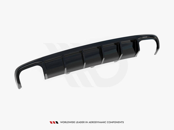 Audi - A4 B8 Facelift (Version with dual exhausts on both sides): Maxton Rear Diffuser