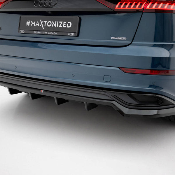 Audi - Q8 MK1: Maxton Rear Splitter (Vertical Bars)