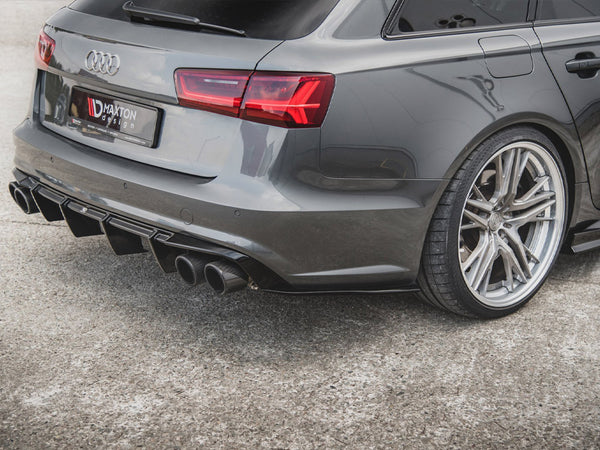 Audi - A6 / A6 C7 S Line / S6 C7 Facelift: Maxton Rear Side Splitters