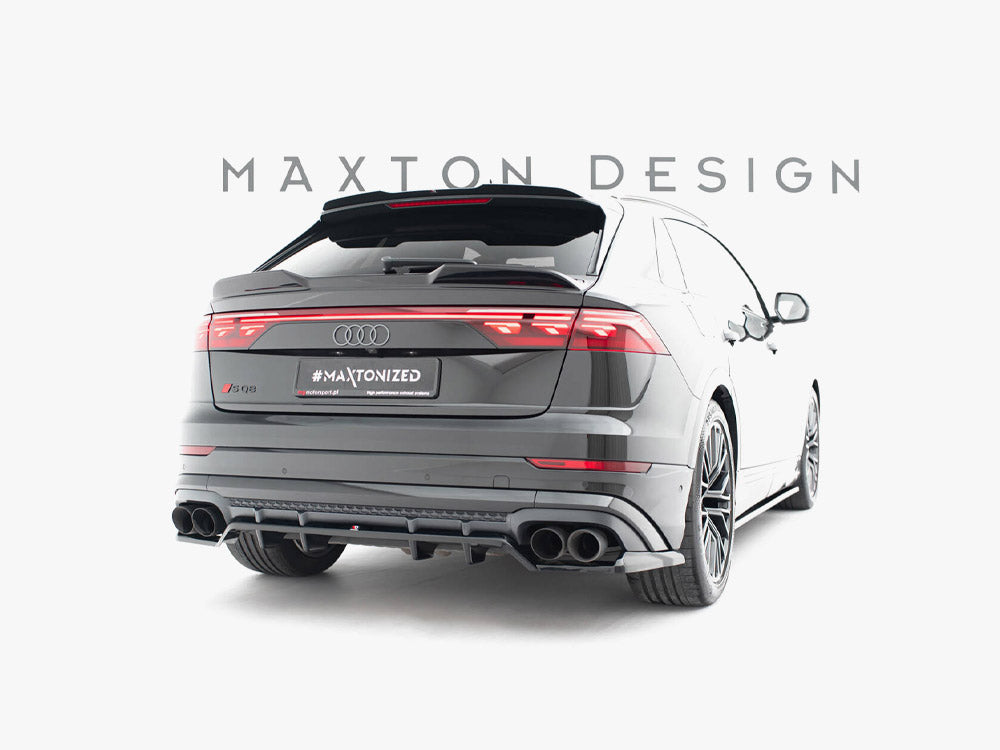 Audi - SQ8 / Q8 S Line MK1 Facelift: Maxton Rear Splitter (Vertical Bars) V2