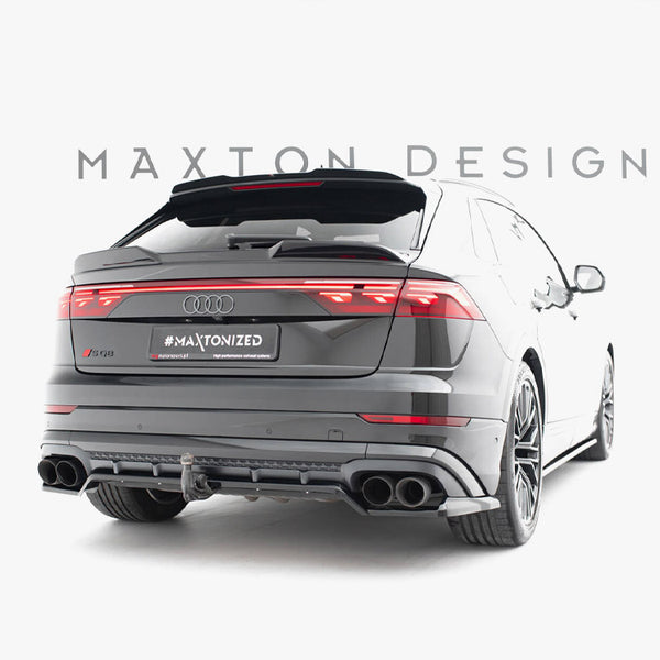 Audi - SQ8 / Q8 S Line MK1 Facelift: Maxton Rear Splitter (Vertical Bars) V2