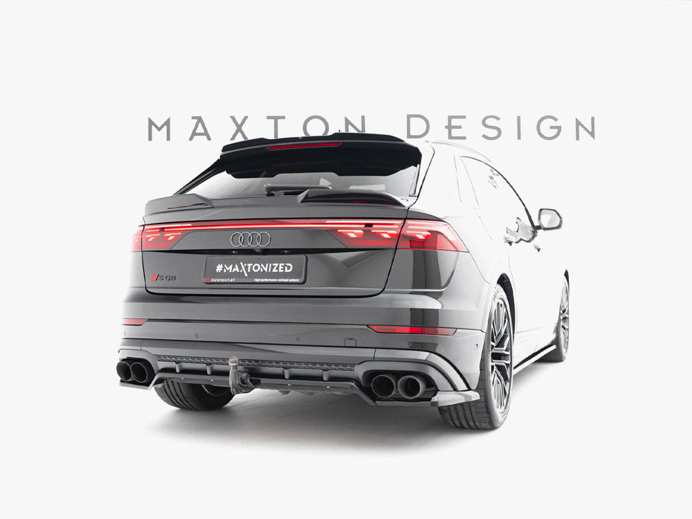 Audi - SQ8 / Q8 S Line MK1 Facelift: Maxton Rear Splitter (Vertical Bars) V2