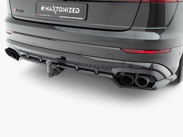 Audi - SQ8 / Q8 S Line MK1 Facelift: Maxton Rear Splitter (Vertical Bars) V2