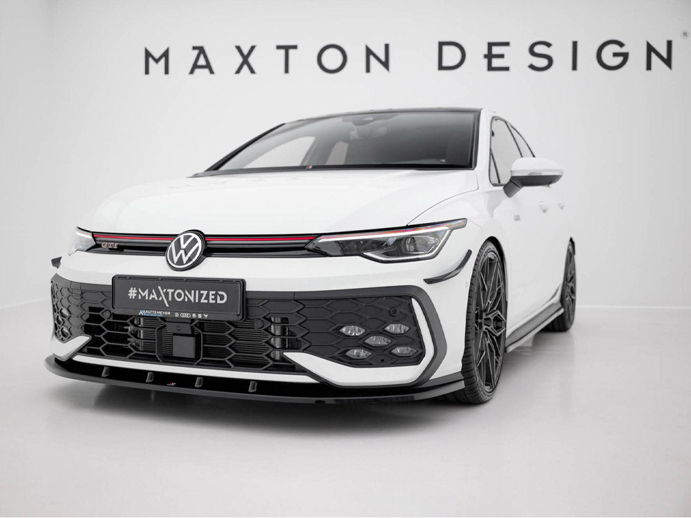 VW - Golf GTI / GTE / R Line MK8 Facelift: Maxton Front Splitter V1