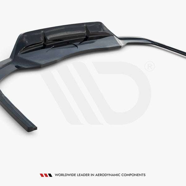 Audi - A4 S Line B9 Facelift: Maxton Rear Splitter (Vertical Bars) V2