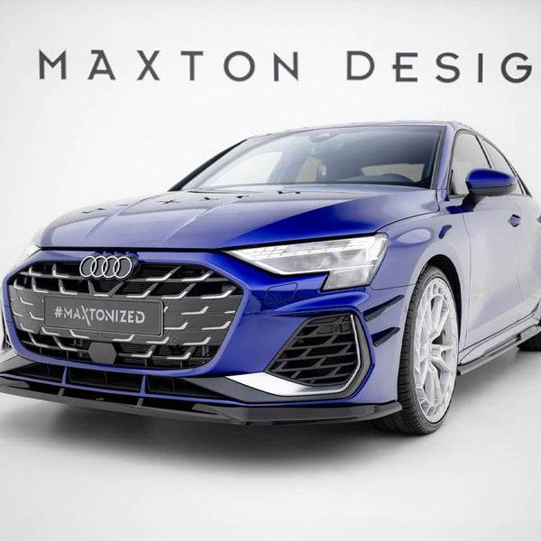 Audi - A3 S Line Sedan / S3 Sedan 8Y Facelift: Maxton Front Bumper Wings (Canards)