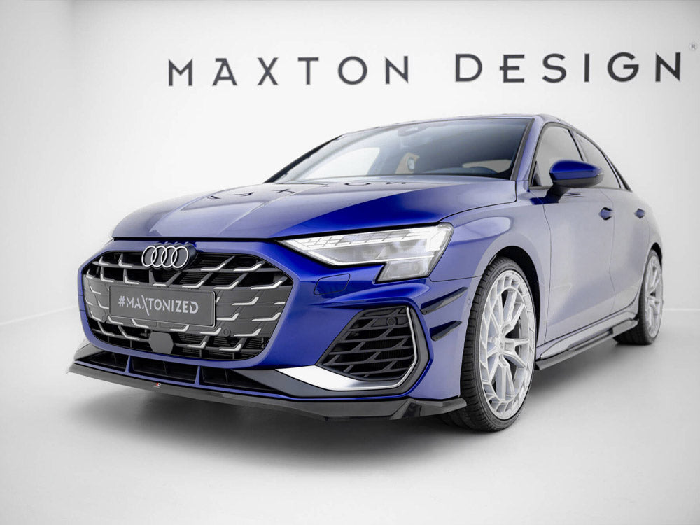 Audi - A3 S Line Sedan / S3 Sedan 8Y Facelift: Maxton Front Splitter V2