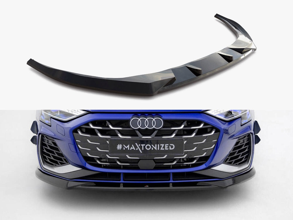Audi - A3 S Line Sedan / S3 Sedan 8Y Facelift: Maxton Front Splitter V1
