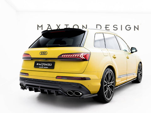 Audi - SQ7 MK2 (4M) Facelift: Maxton Rear Splitter (Vertical Bars)