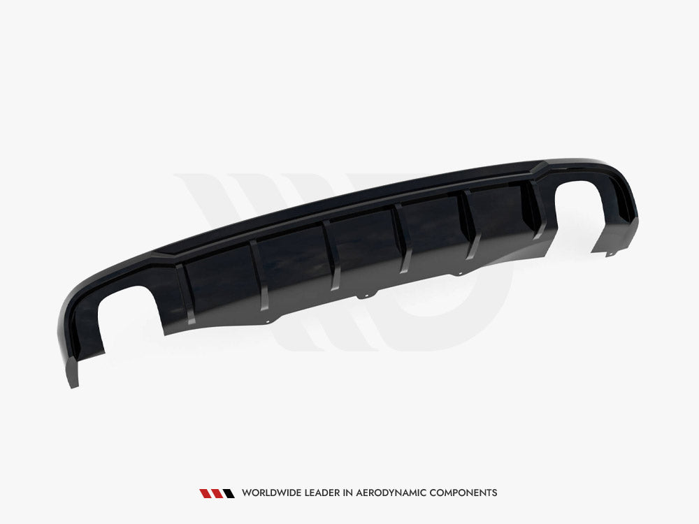 Audi - A4 B8 Facelift (Version with single exhausts on both sides): Maxton Rear Diffuser