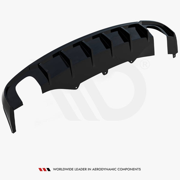 Audi - A4 B8 Facelift (Version with single exhausts on both sides): Maxton Rear Diffuser