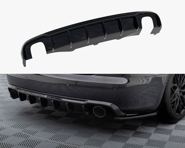 Audi - A4 B8 (Version with single exhausts on both sides): Maxton Rear Diffuser