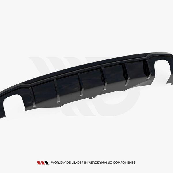 Audi - A4 B8 (Version with single exhausts on both sides): Maxton Rear Diffuser